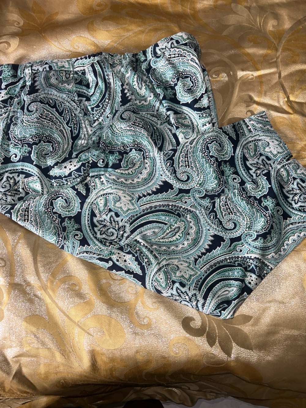 Liz Golf Kylie Paisley Capri Pants Size 18W